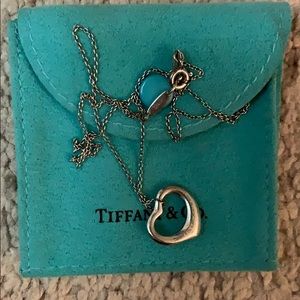Authentic Tiffany & Co Elsa Peretti heart Pendant